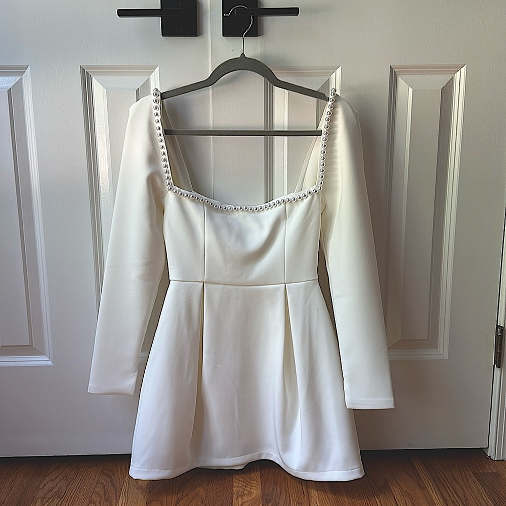 CALLING ALL BRIDES! Odd Muse Pearl Dress in White